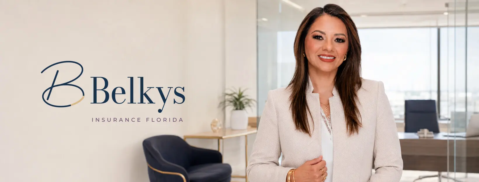 Belkys Insurance Florida official brand portrait